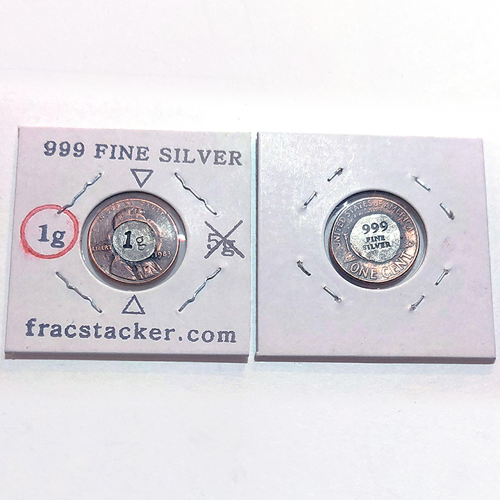 1g Pennies reverse